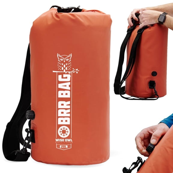 Wise Owl Outfitters - 20L Backpack Cooler, Burnt Orange