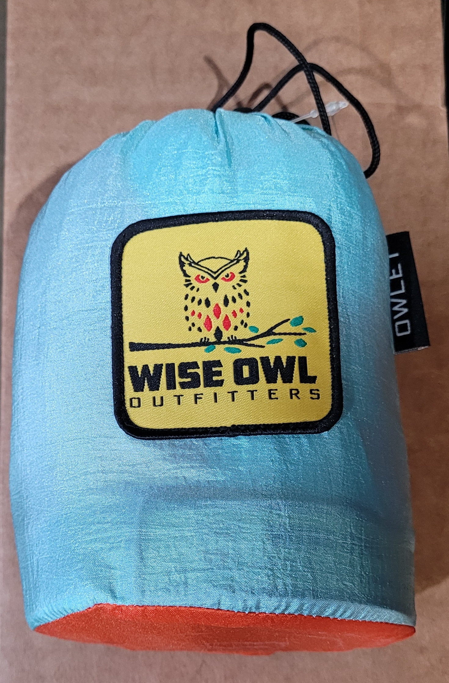 Wise Owl Outfitters Kids Hammock , Small, Portable Camping Hammock for Kids & Toddlers with Tree Straps and Carabiners, Blue/Tangerine
