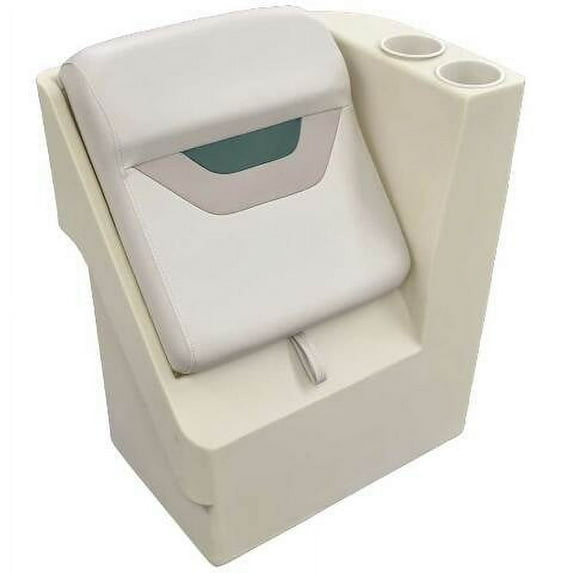 Wise Pontoon Boat Lean Back Seat 3407-1871 | Left 17 x 23 1/2 Inch Off Gray
