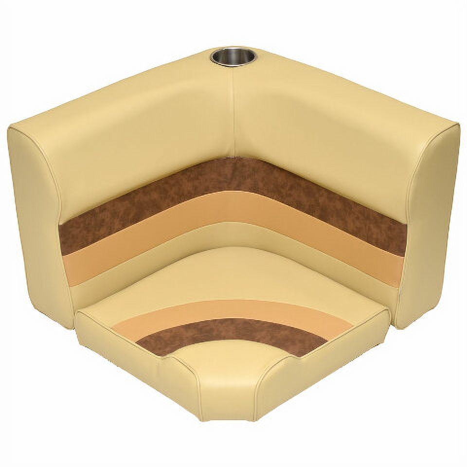 Wise Pontoon Boat Seat Cushions 8WD1331010 Radius Corner Sand (2PC