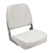 Wise 3313-710 Economy Series Low Back Boat Seat White