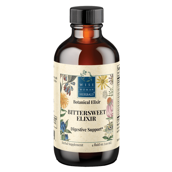 Wise Woman Herbals - Bittersweet Elixir - Botanical Elixir Digestive Support - 4 FL OZ