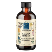 Wise Woman Herbals - Passionflower Botanical Syrup 4 FL OZ - Herbal Solid Extract, Promotes Calmness & Relaxation