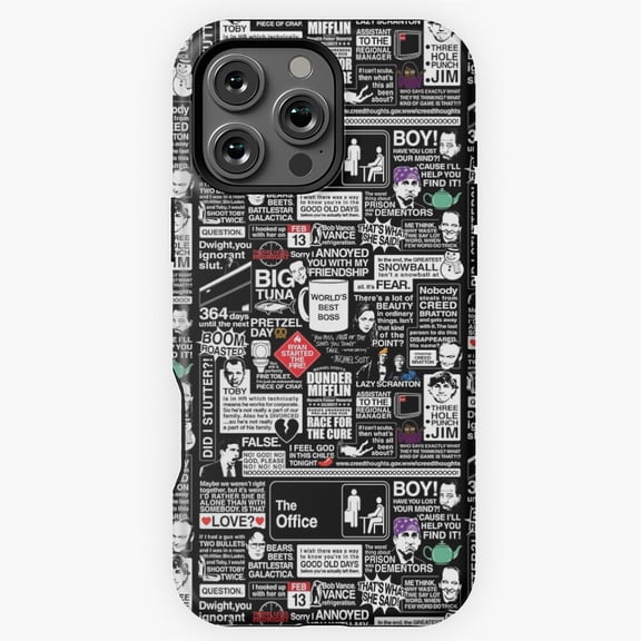Wise Words From The Office Phone Case for iPhone 16 15 14 13 12 11 Pro Max M891285