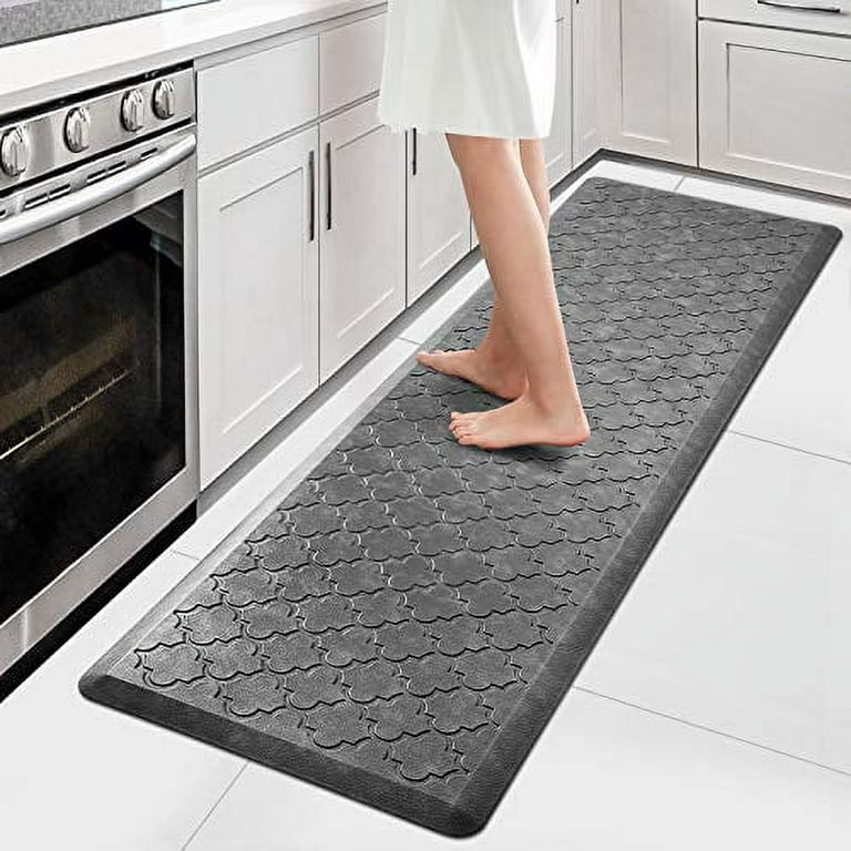 Kitchen Mat for Floor, 59-inch Long Kitchen Rug 0.47 inch Thick Coushiond  Anti-Fatigue Mat No Skid Easy Clean Kitchen Rug and Mats
