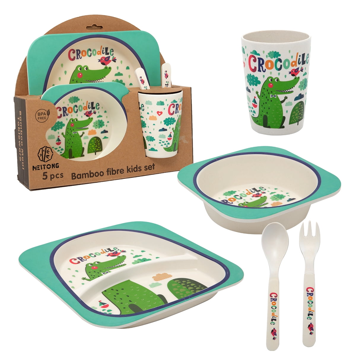 https://i5.walmartimages.com/seo/WiseWater-5-Piece-Kids-Dinnerware-Set-Bamboo-Fiber-Kid-Plates-Bowls-Baby-Dishes-Divided-Toddler-Child-Cartoon-Pattern-Design-Crocodile_1f574a73-b819-4910-8c83-ff02ac398d06.e8832eaa27ec1ed01ba93d4ff0ac631d.jpeg