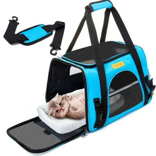 WiseWater Pet Carrier, Cat Carriers, Airline Approved SoftSided