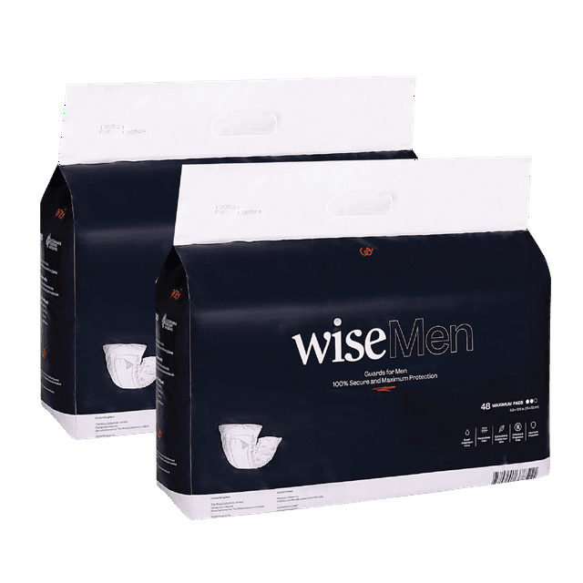WiseWear Incontinence Guards for Men, Discreet Bladder Leak Protection