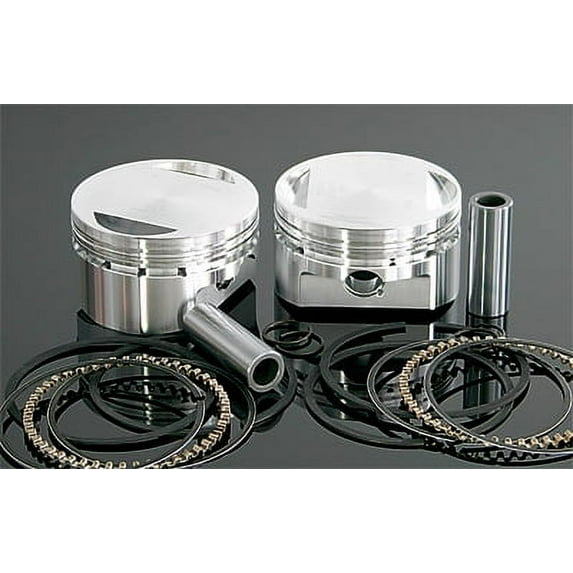 Wiseco K Piston Kit (73ci., Reverse Dome) - Standard Bore 3.498in., 9. K1655