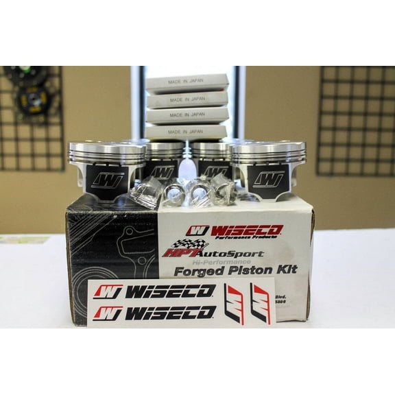 Wiseco Pistons 84.5mm Bore 11.4:1 Comp For Honda B20 with B16 B18C VTEC Cyl Head