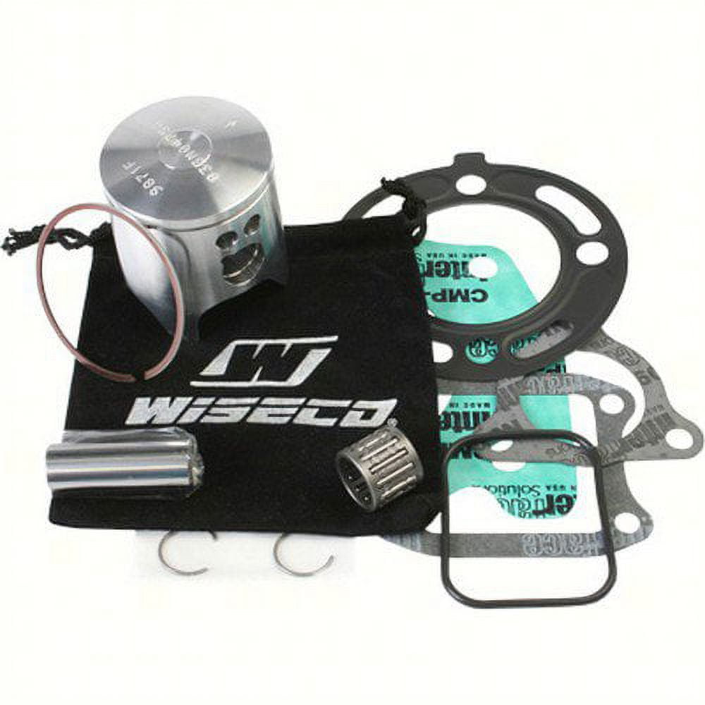 Wiseco PK1214 47.50 mm 2-Stroke Motorcycle Piston Kit with Top-End Gasket Kit, Pink