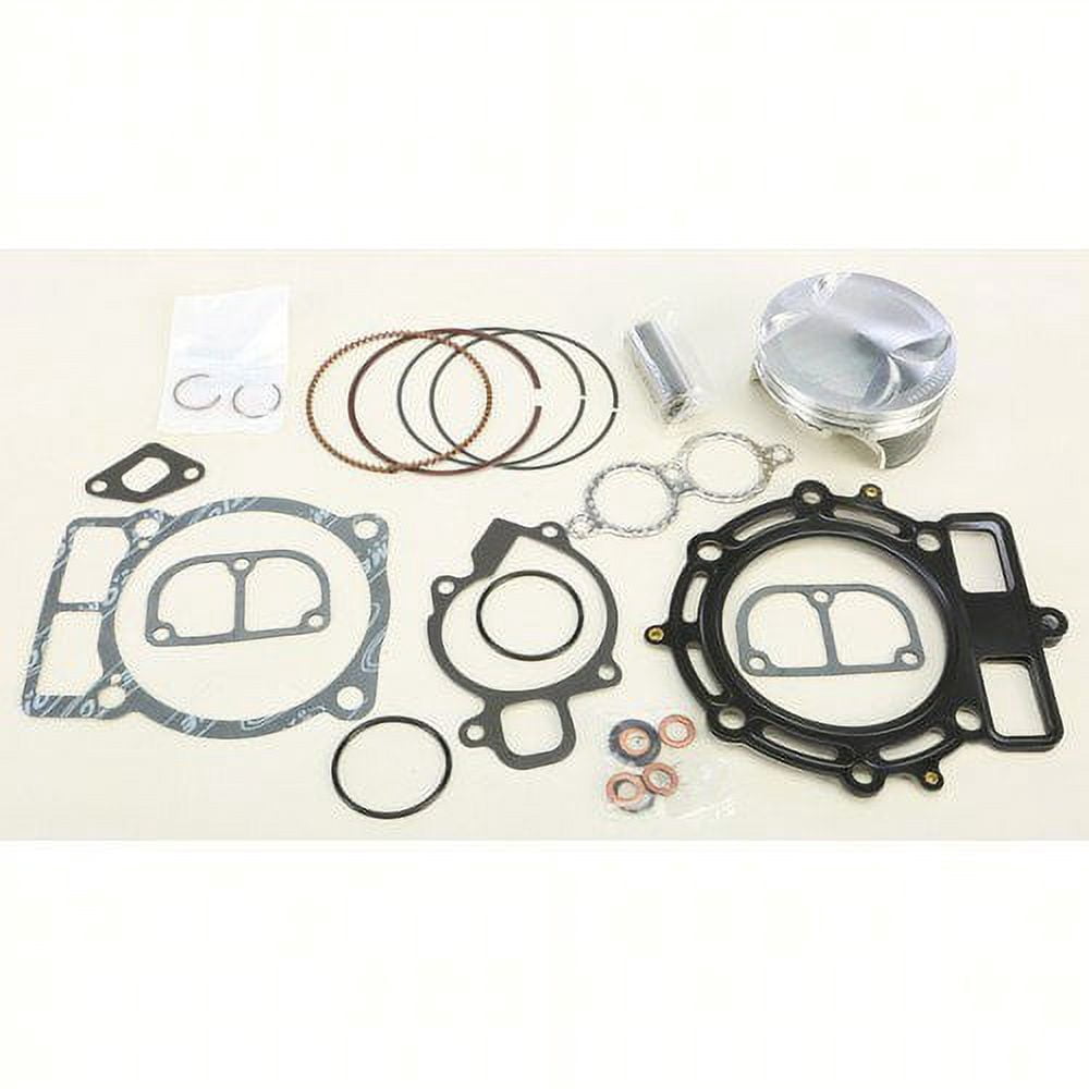 Wiseco Pk1445 89.00 Mm 11.0:1 Compression Motorcycle Piston Kit With Top-End Gasket Kit, Pink PK1445
