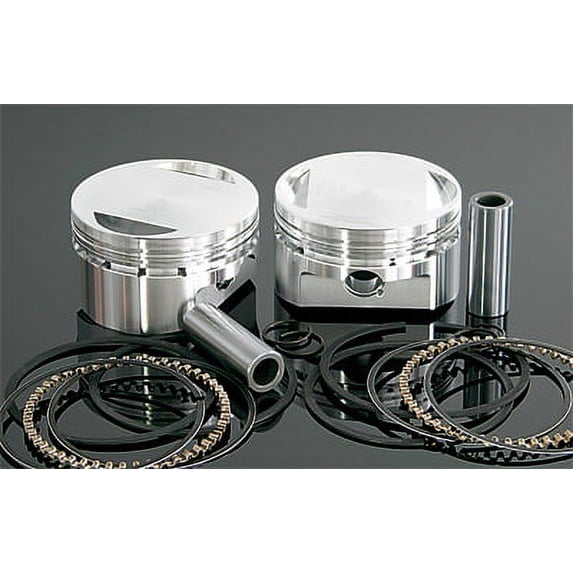 Wiseco VT Piston Kit 110ci. Flat Top - Standard Bore 4.000in., 10.5:1 Compre VT1757