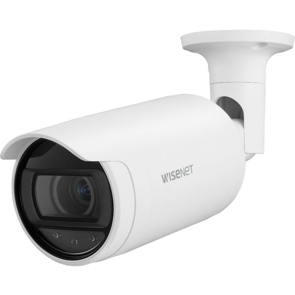 Wisenet ANO-L7082R 4 Megapixel Network Camera, Color, Bullet, White