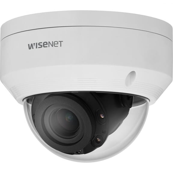 Wisenet ANV-L7082R 4 Megapixel Network Camera - Color - Dome - White - 98.43 ft Infrared Night Vision - H.264, H.265, MJPEG, H.265M, H.265H, H.264M, H.264H - 2560 x 1440 - 3.30 mm- 10.30 mm Varifoc...