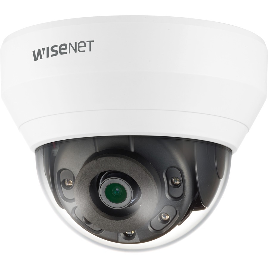 Wisenet QND-7012R 4 Megapixel Network Camera, Color, Dome, White ...
