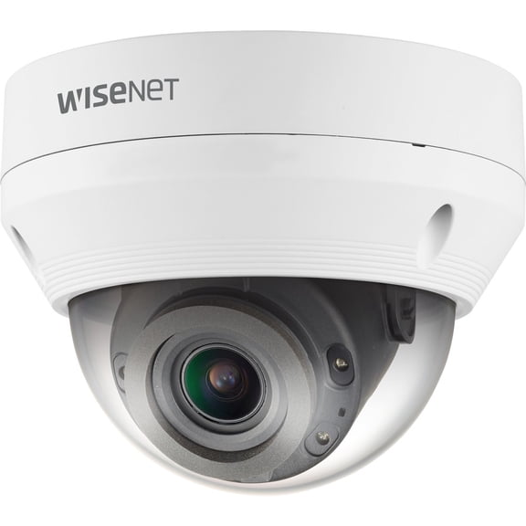 Wisenet QNV-7082R 4 Megapixel Indoor/Outdoor Network Camera, Color, Dome, White
