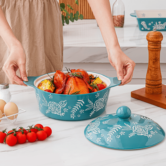 Wisenvoy Casserole Dish With Lid Casserole Dish Casserole Dishes For Oven Baking Dishes For Oven