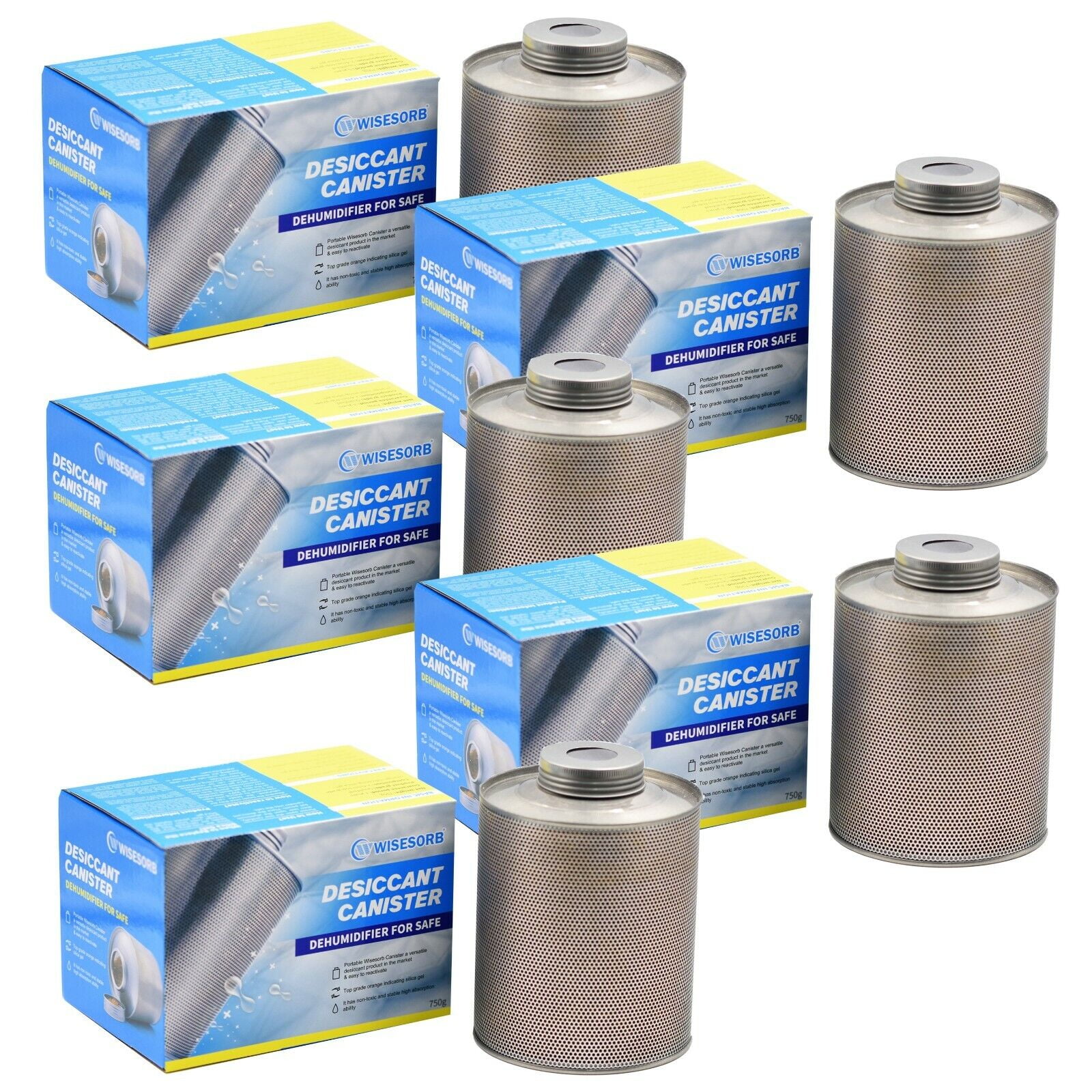 Déshydratant Réutilisable Wisesorb - Cartouche Tamis Moléculaire 40g - Absorbe L'humidité Efficacement