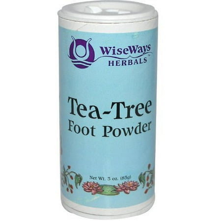 Wiseways Herbals, Foot Powder Tee Tree, 3 Ounce