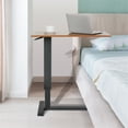 thumbnail image 1 of Wisfor Height Adjustable Overbed Table Bedside C Table w/ Wheels Home Hospital Use,Gas-lift, 1 of 13