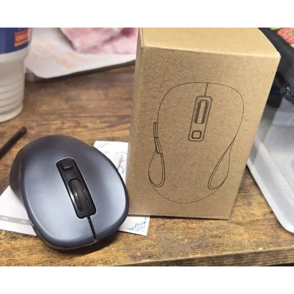 Wisfox Computer Bluetooth Mouse Gray New