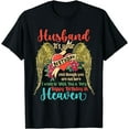 thumbnail image 1 of Wish A Very Happy Birthday Husband In Heaven Memorial Family T-Shirt, 1 of 4