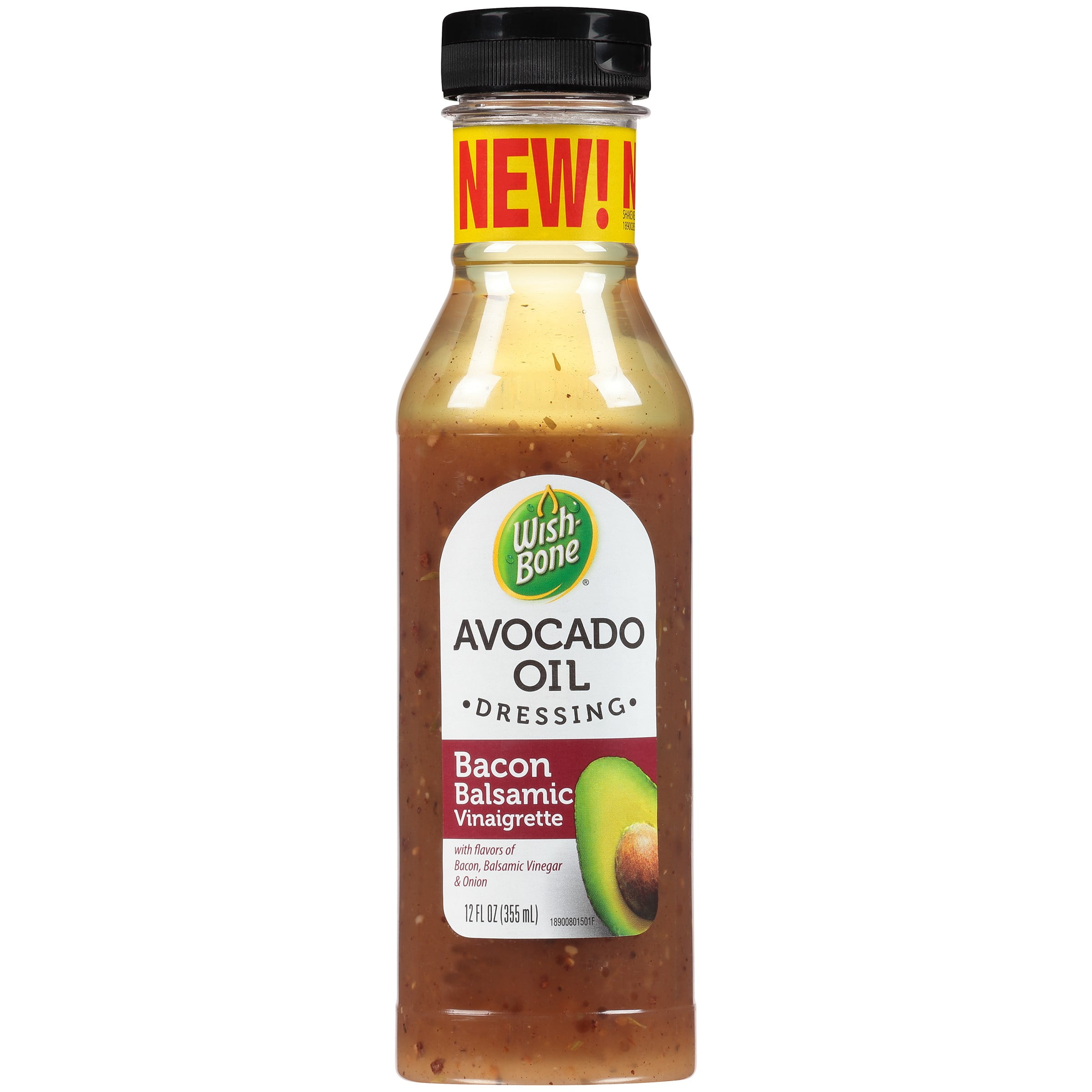 WishBone Avocado Oil Dressing Bacon Balsamic Vinaigrette 12 Fl Oz