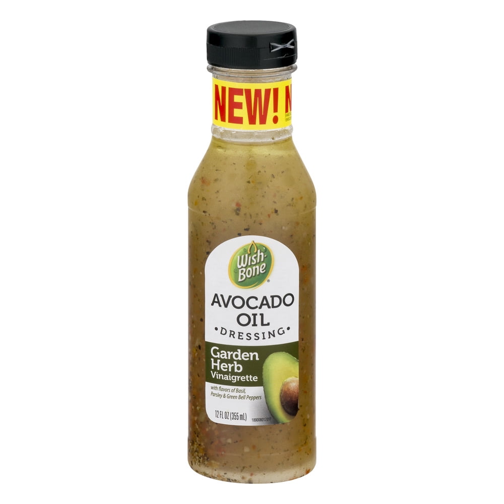 WishBone Avocado Oil Dressing Garden Herb Vinaigrette 12.0 FL OZ