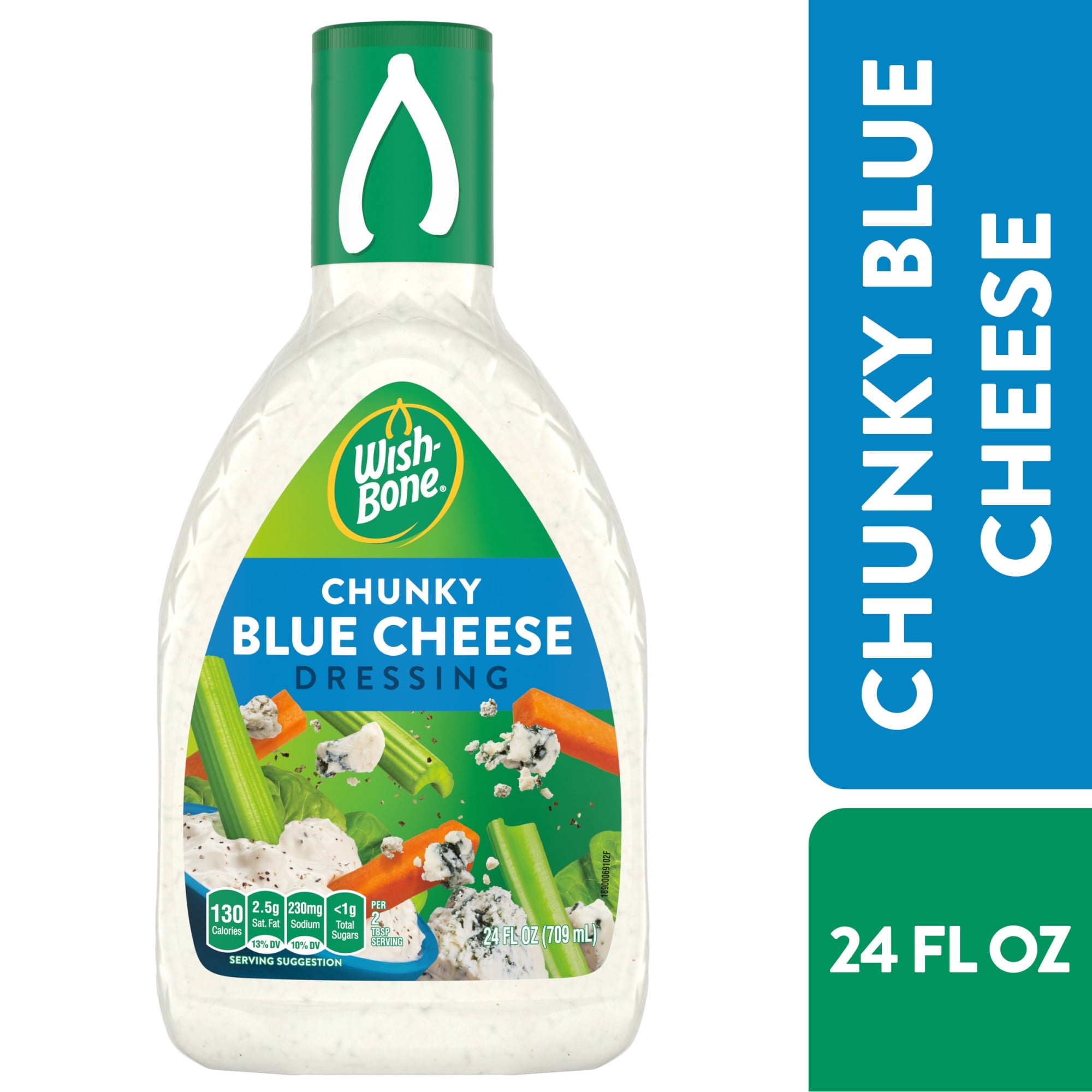Wish-Bone Chunky Blue Cheese Salad Dressing 24 fl oz (Pack of 6)