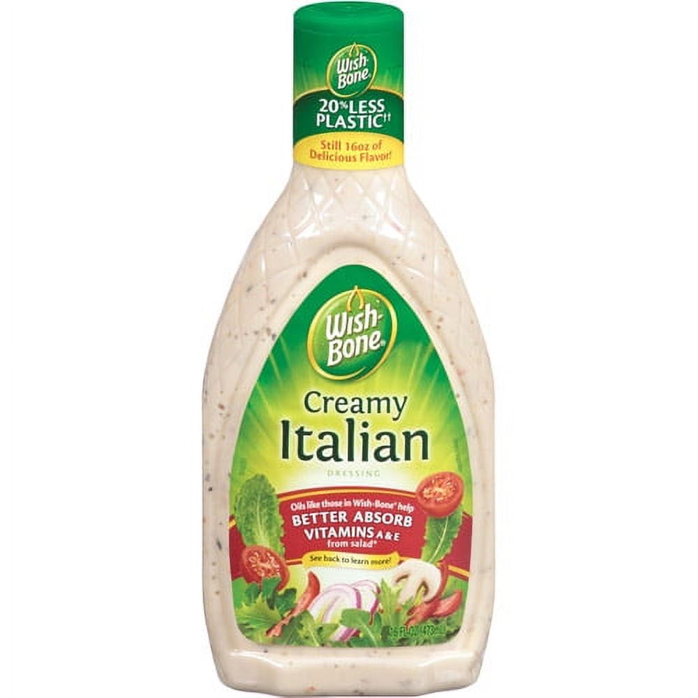 Wish-Bone Creamy Italian Dressing 16 fl oz Bottle