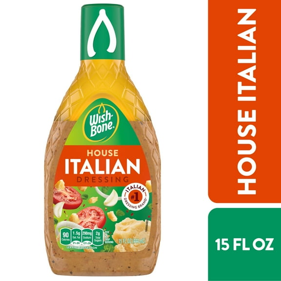 Wish-Bone House Italian Salad Dressing 15 fl oz (Pack of 2)