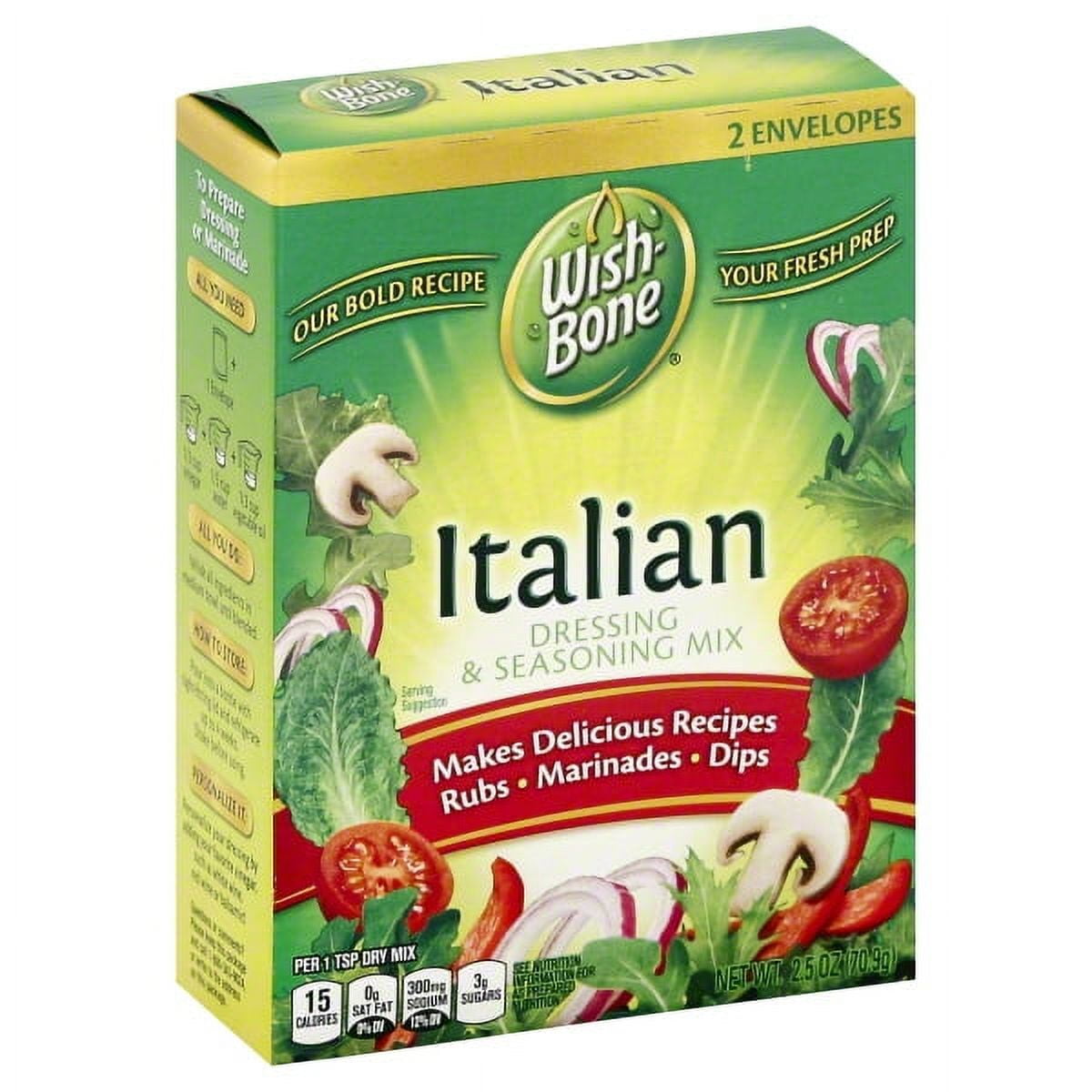 WishBone Italian Dressing & Seasoning Mix 2 ct Box