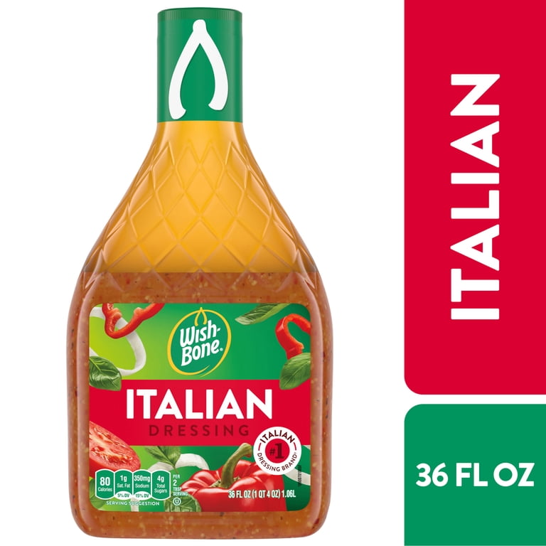 wishbone italian dressing Wish-Bone Salad Dressing, Italian, 24 oz : Grocery & Gourmet Food The 24 fluid ounce squeeze salad dressing bottle makes it easy to dispense the perfect amount Wishbone Italian Dressing 8 Oz