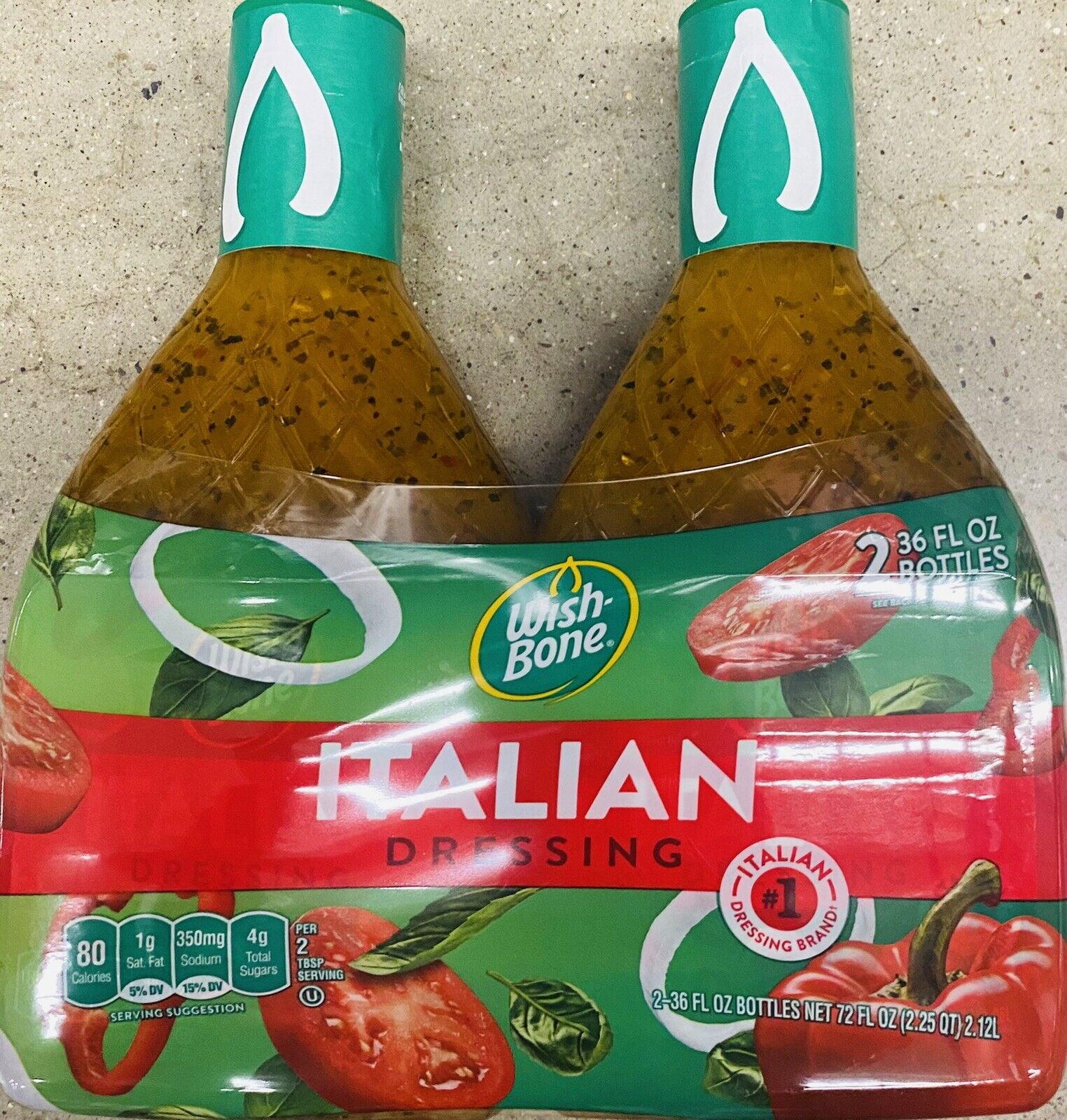 WishBone Italian Salad Dressing Pasta Marinade 36 oz 2 PACK Bottles