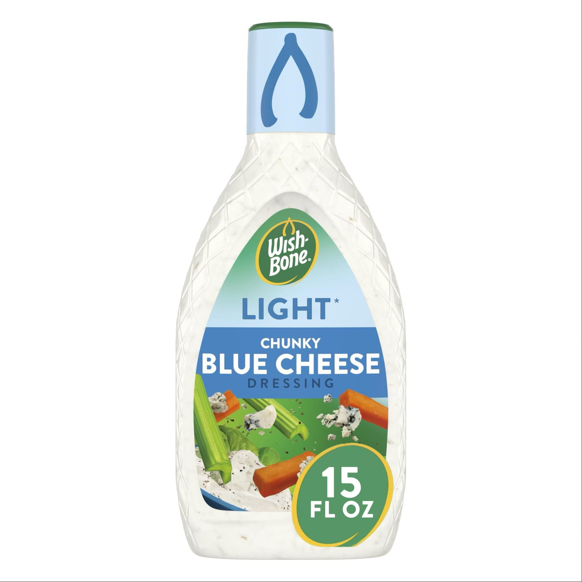 Wish-Bone Light Chunky Blue Cheese Salad Dressing, 15 fl oz