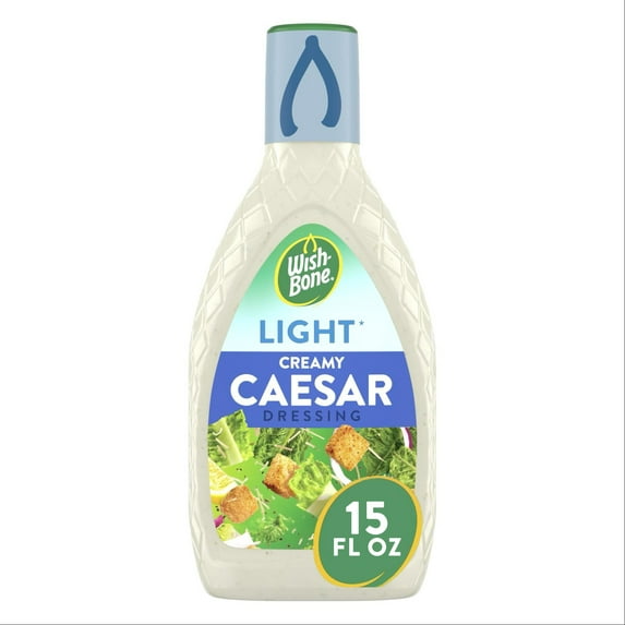 Wish-Bone Light Creamy Caesar Salad Dressing, 15 fl oz