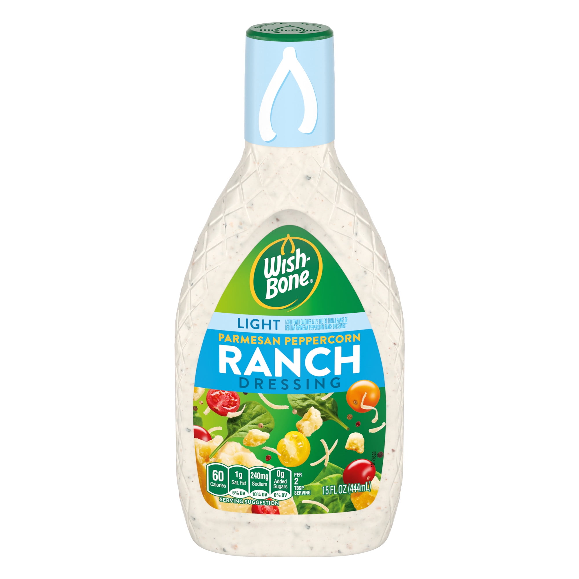 WishBone Light Parmesan Peppercorn Ranch Salad Dressing, 15 fl oz