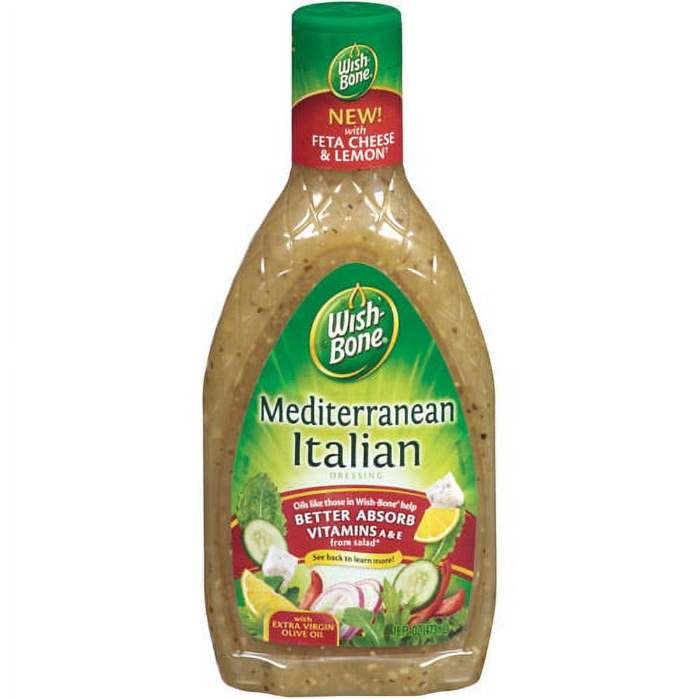 WishBone Mediterranean Italian Salad Dressing 16 oz