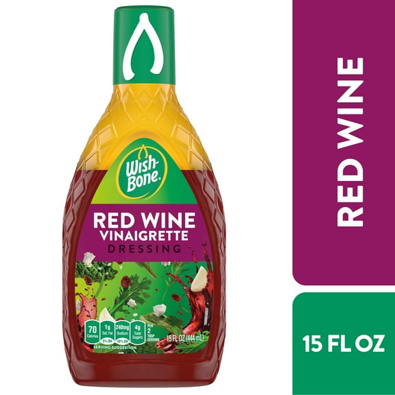 Wish-Bone Red Wine Vinaigrette Salad Dressing, 15 fl oz