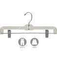 thumbnail image 1 of Wish & Buy 14" Clear Plastic Bottom Hanger W/ Clips, 1 of 1