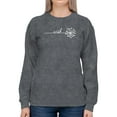 thumbnail image 1 of Wish Dandelion W Hearts Sweatshirt Women -Image by Shutterstock, Female 3X-Large, 1 of 4