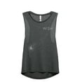 thumbnail image 1 of Wish Dandelion Women's Fashion Sleeveless Muscle Workout Yoga Tank Top Charcoal Grey Medium, 1 of 3