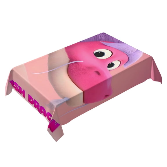 Wish Dragon Themed Square Tablecloth 54 * 72 Inches Durable Stylish