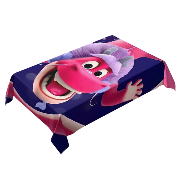 Wish Dragon Themed Square Tablecloth 54 * 72 Inches Durable Stylish