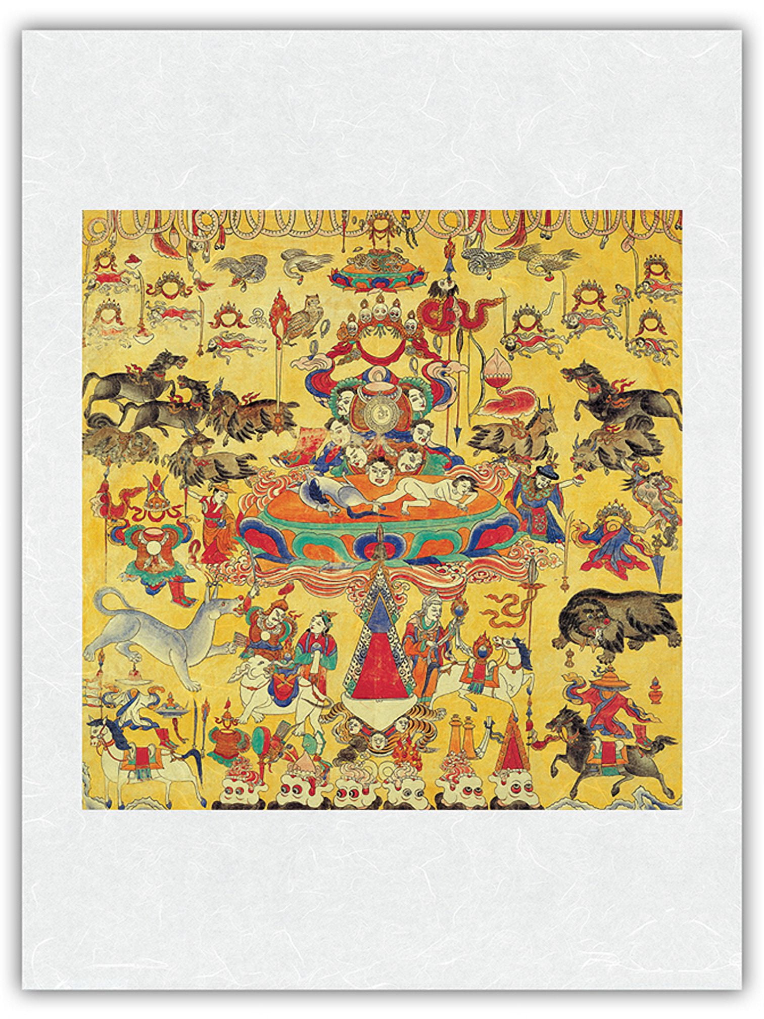 Wish-Fulfilling Gifts for Begtse Chen (Chamsing) - Vintage Tibetan ...