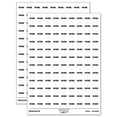thumbnail image 1 of Wish Fun Text 200+ Round Stickers - White - Matte Finish - 0.50" Size, 1 of 3