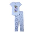thumbnail image 1 of Wish Girls Short sleeve & Leggings Graphic 2pc Outfit Set, Sizes 4-16, 1 of 3
