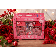 Wish Hydrating & Moisturizing Hand Sanitizer Gift Set, Samba Berry & Rose Water Scents, 2 Pack 1.5 fl oz 45mL Each, DIY Charm Limited Edition