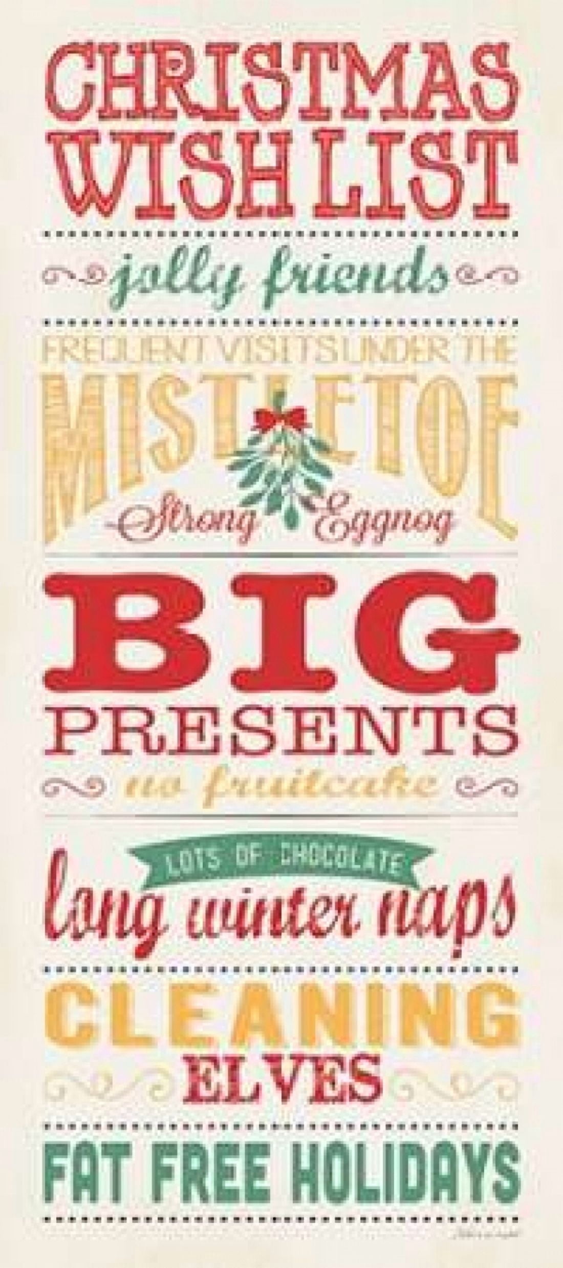 Wish List Canvas Art - Stephanie Marrott (10 x 20)